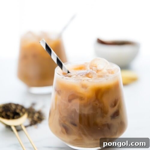 Iced Dirty Chai, Elevated: Vegan, Paleo, Sugar-Free Goodness 9 Iced dirty chai with Wholesome Organic Stevia