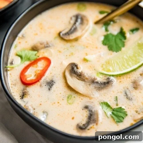Easy Tom Kha Gai - Thai Coconut Soup