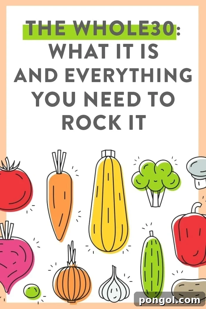The Whole30 Diet graphic