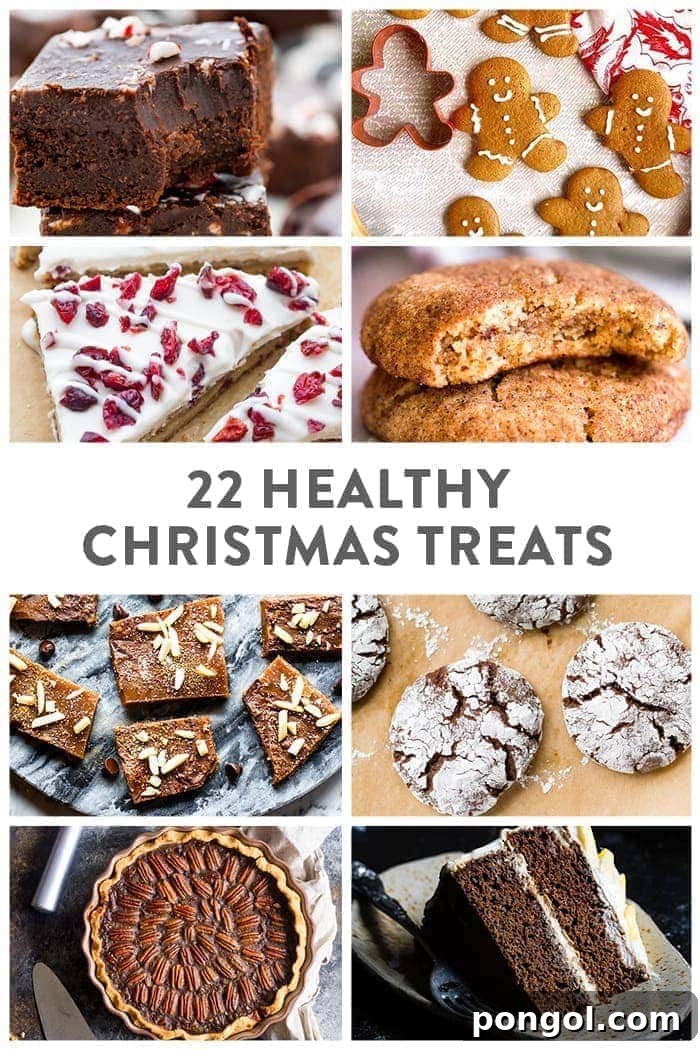 20 Healthy Christmas Treats round-up graphic