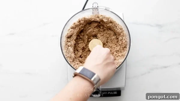 Press crust mixture together