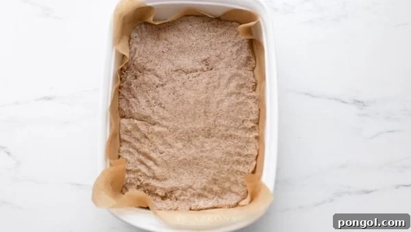 Press crust into pan