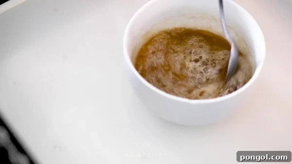 Microwave caramel ingredients until deep brown and thickened