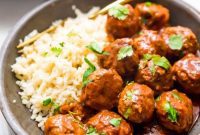 Spiced Indian Meatballs with Creamy Sauce