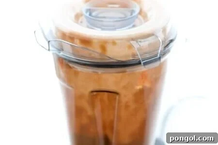 Blend all sauce ingredients until smooth