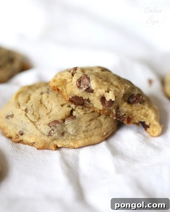 Hard-Boiled Egg Chocolate Chip Cookies on a cooling rack