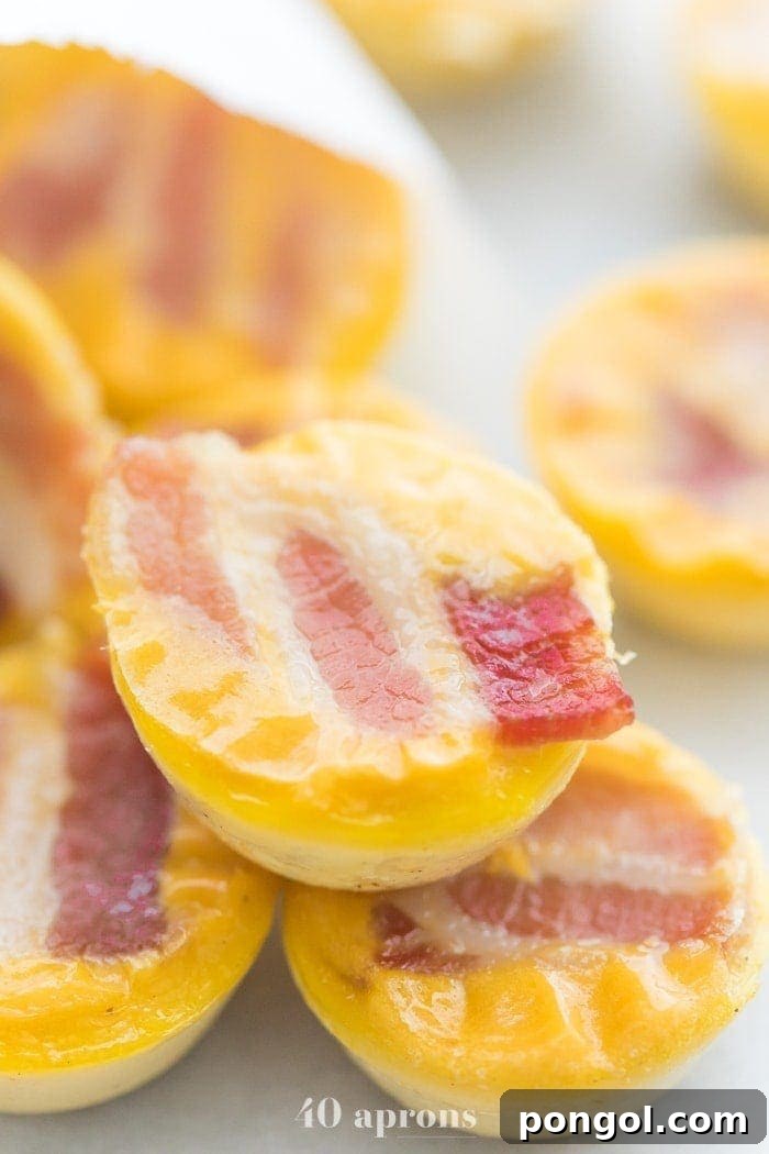 Healthy Sous Vide Egg Bites with Bacon