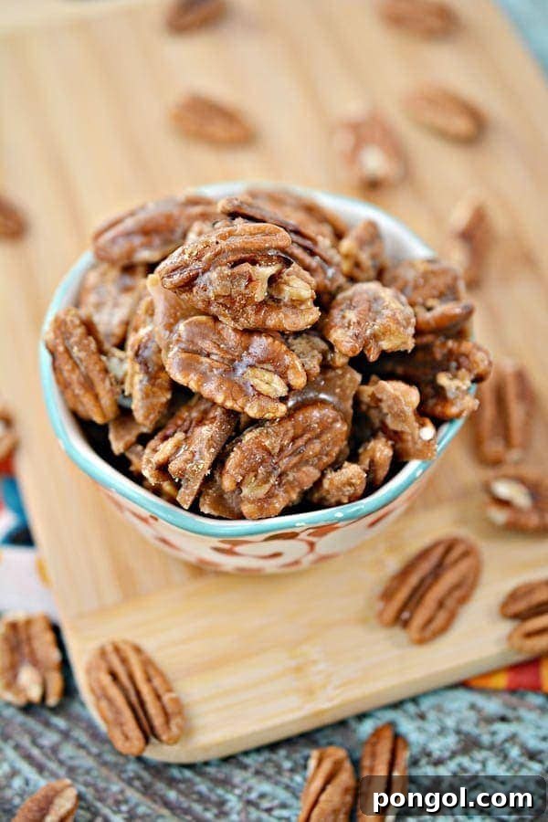 Low Carb Keto Caramel Coated Pecans