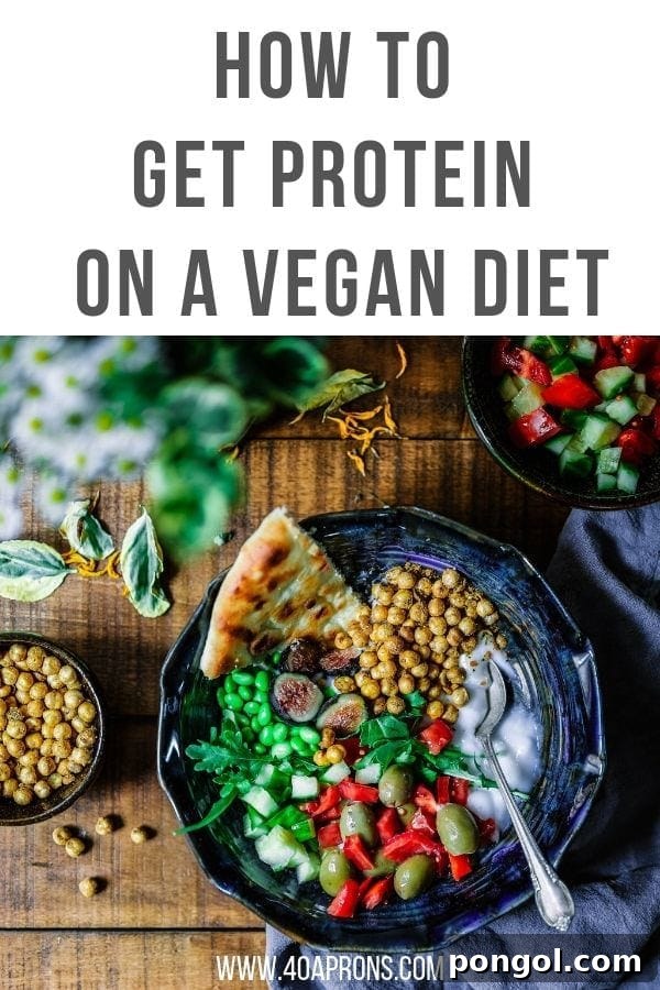 best vegan protein sources vegan protein sources - pinterest graphic