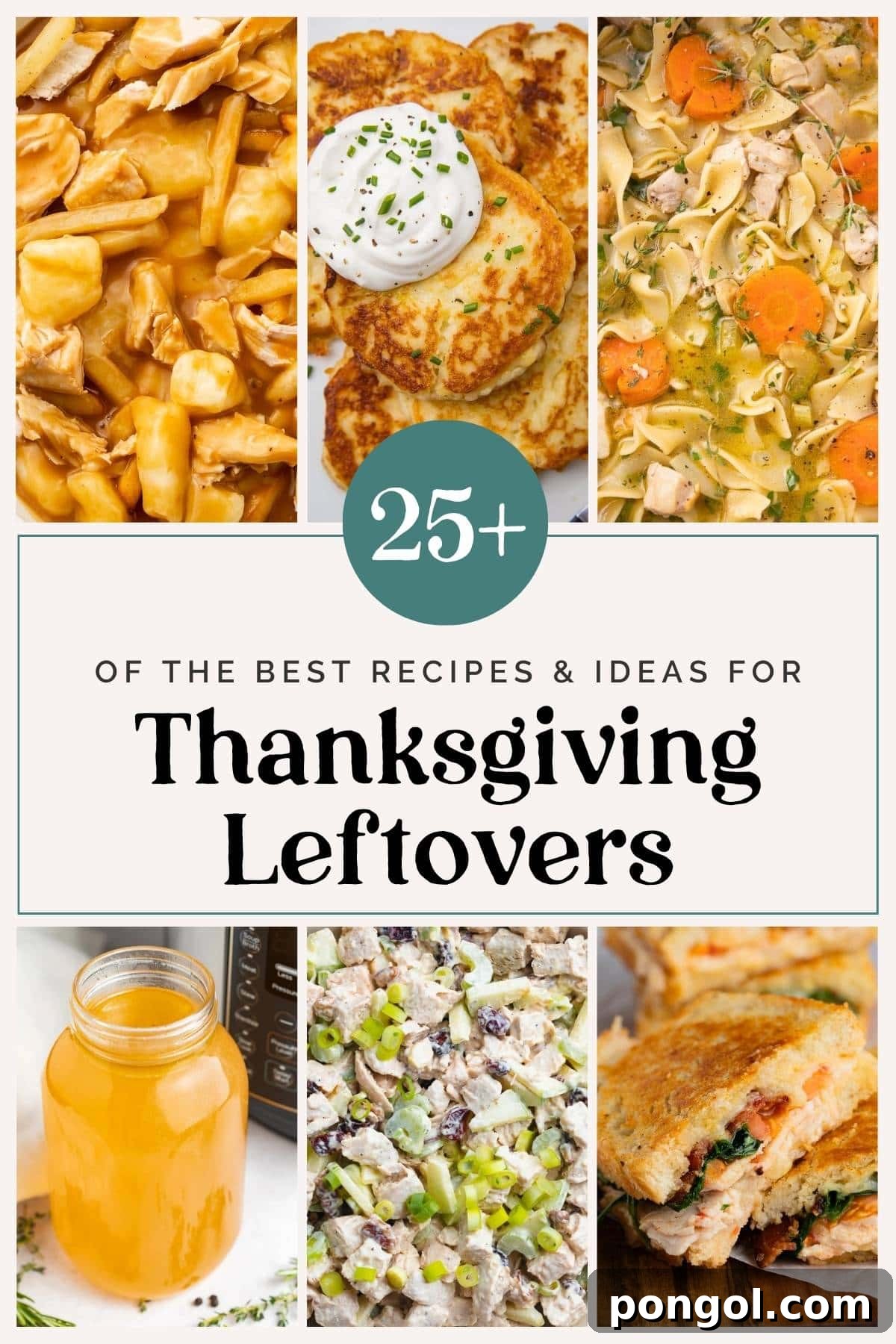 A vibrant collage showcasing various creative Thanksgiving leftover dishes, including turkey sandwiches, soups, casseroles, and cranberry sauce desserts, inspiring fresh ideas for holiday meals.