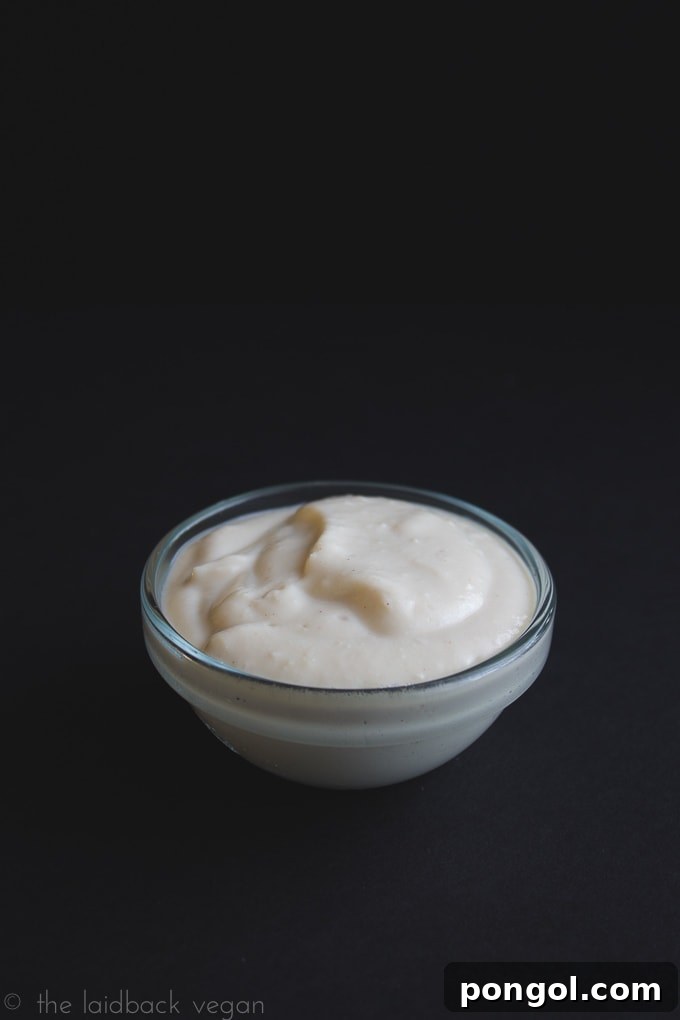 Homemade Oil-Free Vegan Mayo