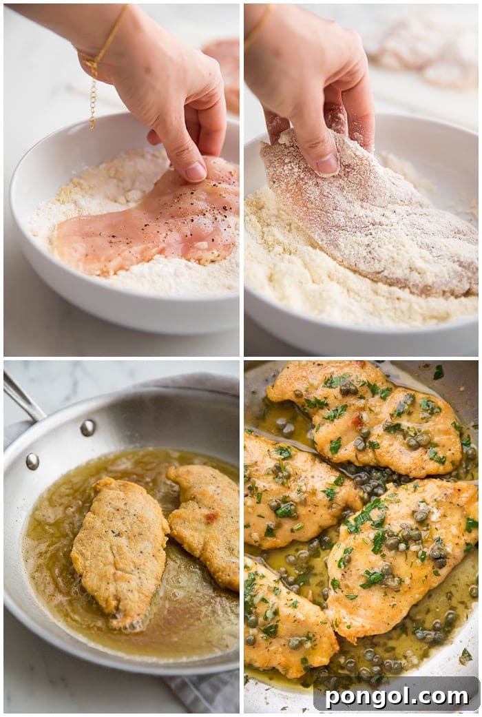 Paleo Gluten Free Lemon Chicken Piccata 3 Instructions for chicken piccata