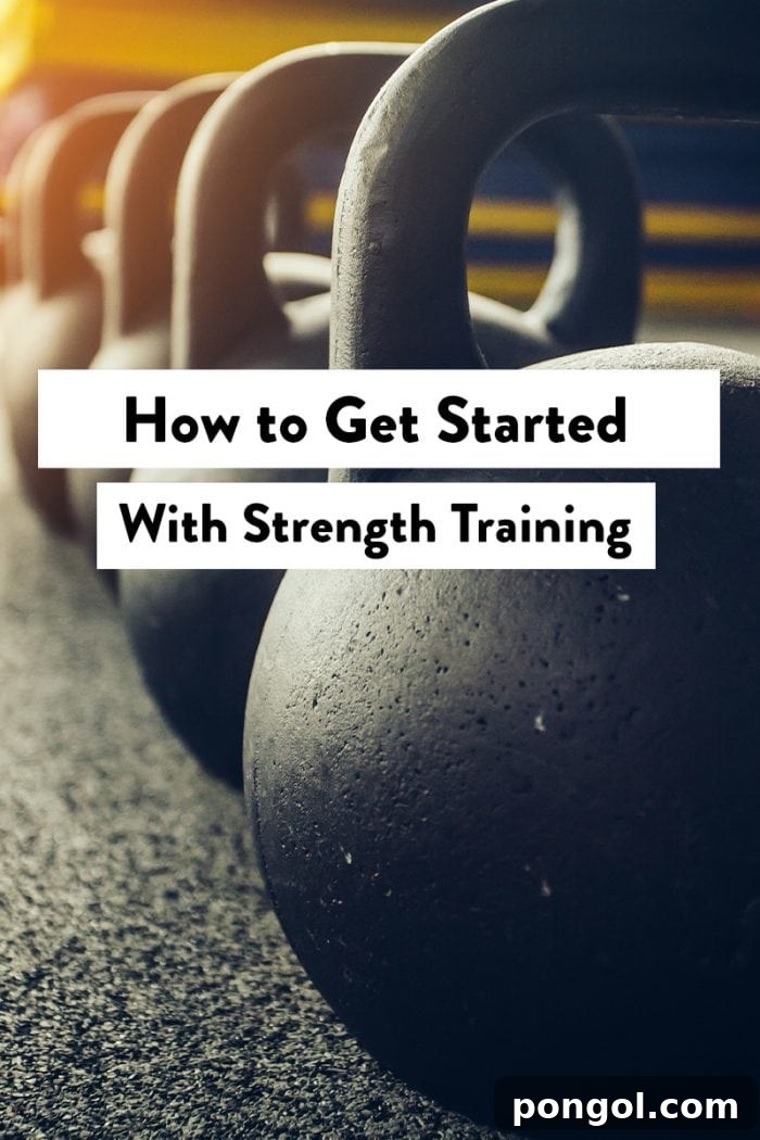 pinterest image of kettlebells 