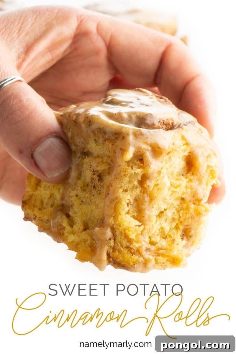 27 Sweet Potato Delights 25 Homemade Sweet Potato Cinnamon Rolls with icing