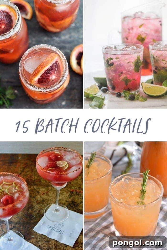 Two vibrant cocktails in elegant glasses, perfectly garnished and ready for a festive spring or summer party.