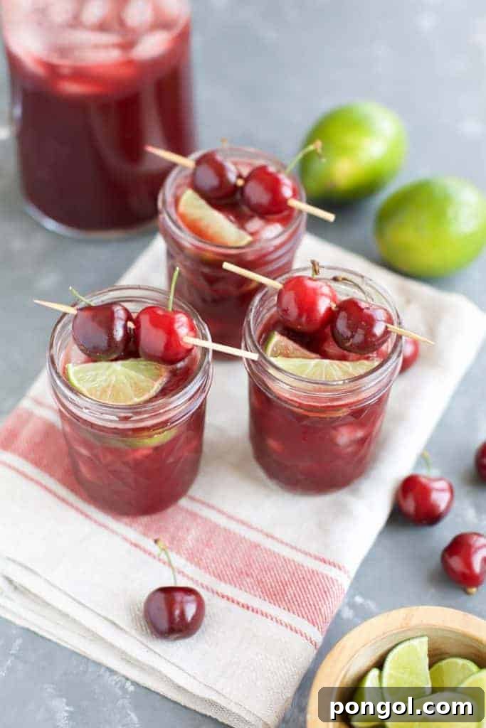 A refreshing glass of Raspberry Vodka Lemonade Cocktail, garnished with juicy fresh raspberries and bright lemon slices.