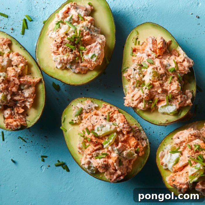 14 Delicious Canned Salmon Recipes 5 Salmon-stuffed avocados