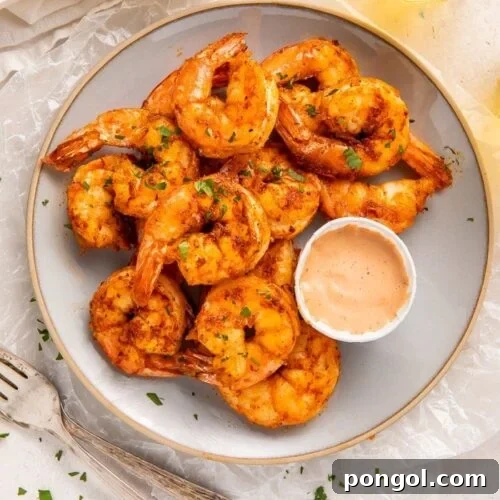 Air Fryer Shrimp with Comeback Sauce