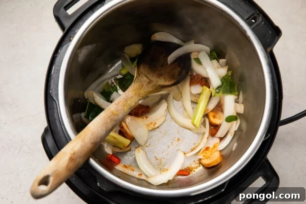 Aromatics in Instant Pot