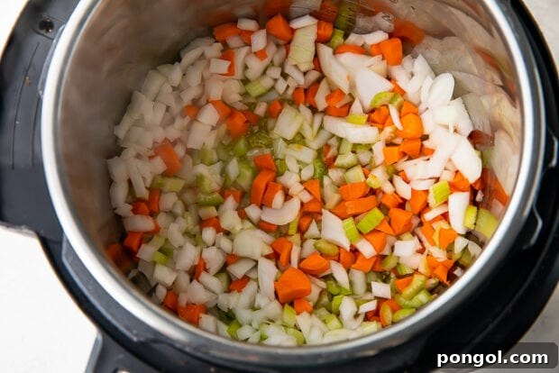Vegetables in Instant Pot