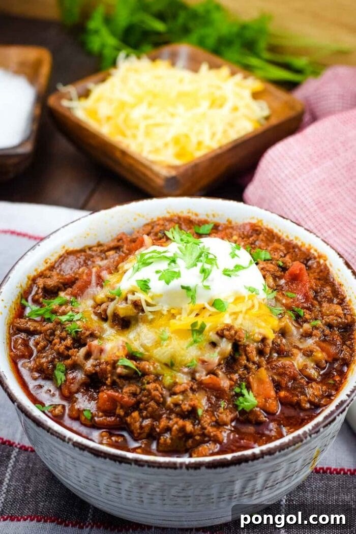 20 Effortless Keto Instant Pot Meals 17 No bean chili