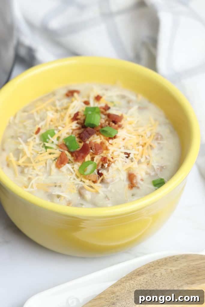 20 Effortless Keto Instant Pot Meals 19 Cheeseburger soup