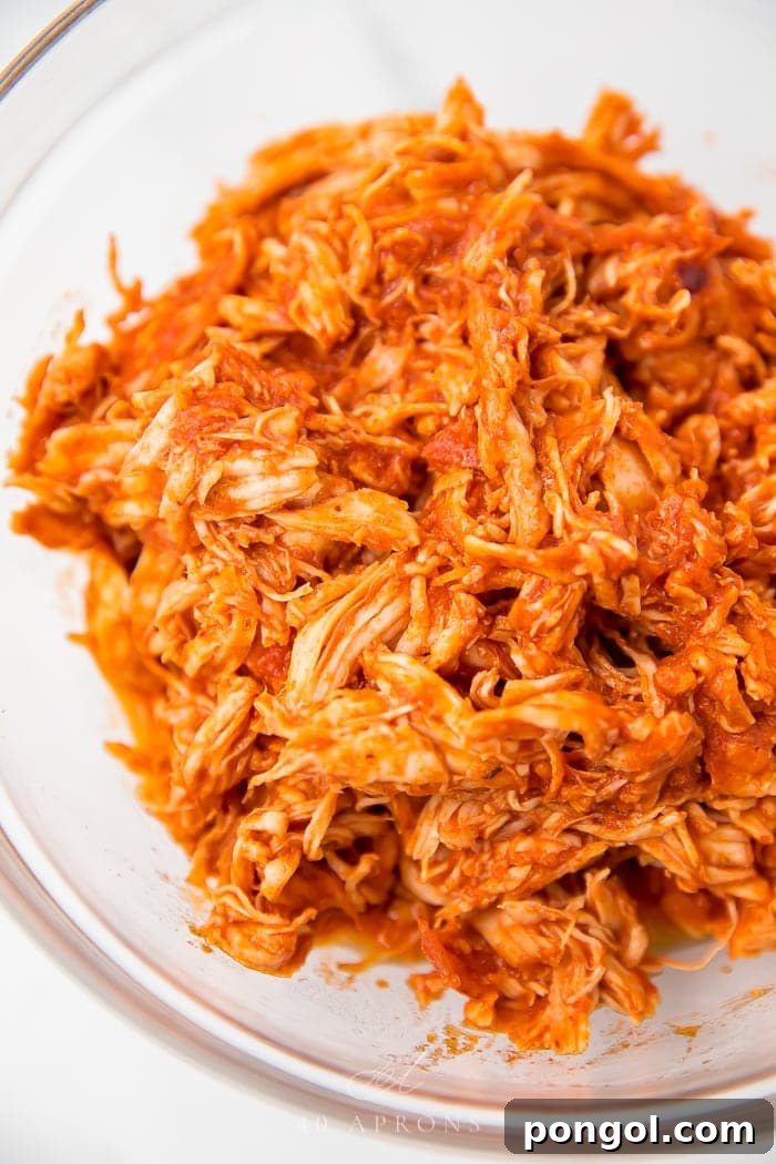 20 Effortless Keto Instant Pot Meals 3 Instant pot bbq chicken in a glass bowl