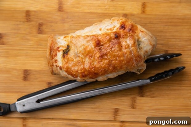 Broiling turkey breast for crispy skin