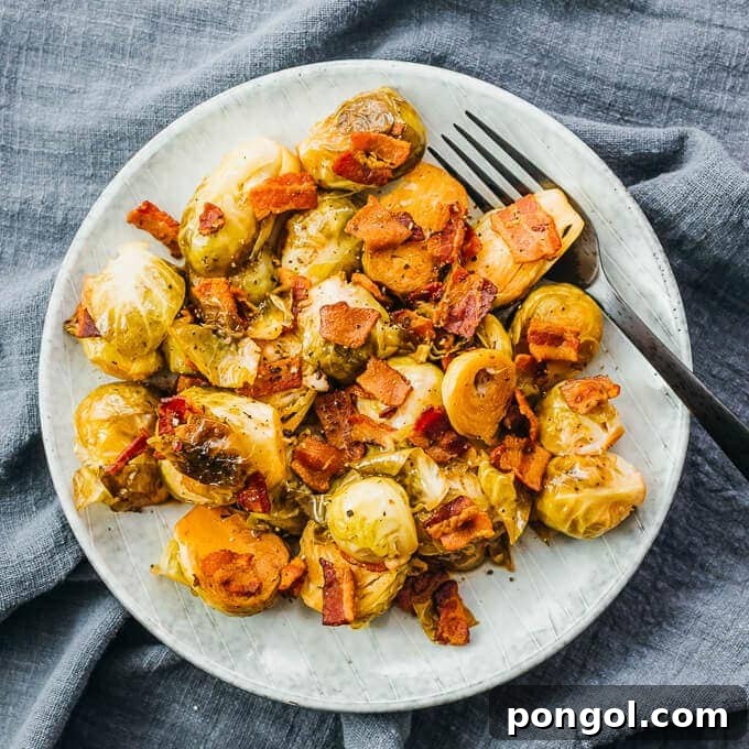 Stress-Free Thanksgiving: 19 Instant Pot Dishes 14 Crisp Instant Pot Brussels sprouts, lightly charred and seasoned, served in a bowl, showcasing their vibrant green color and tender-crisp texture.