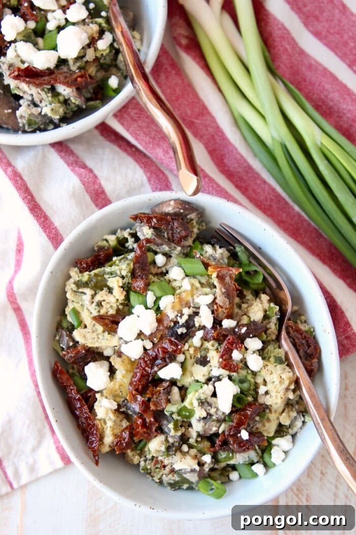 Vegetarian crockpot breakfast casserole