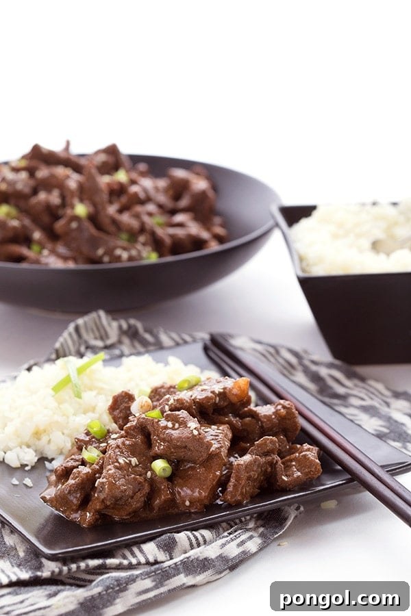 Keto mongolian beef