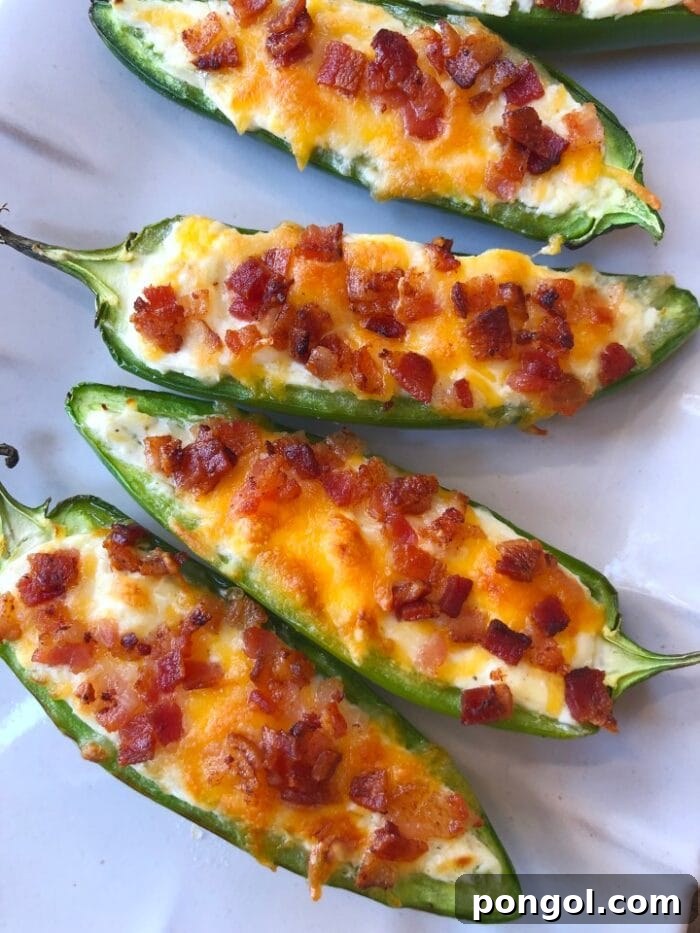 30 Delicious Keto Air Fryer Recipes 16 4 halved jalapenos stuffed with cheese and bacon