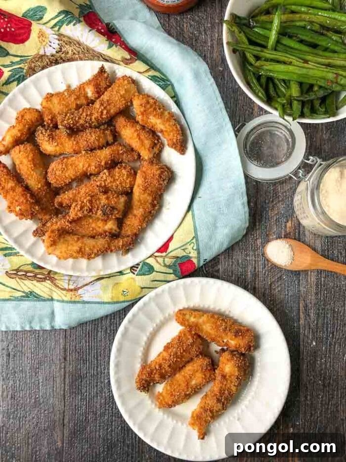 30 Delicious Keto Air Fryer Recipes 18 Two plates of air fried fishsticks