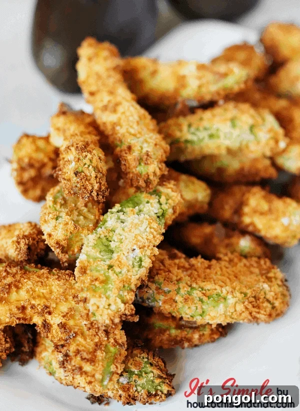 30 Delicious Keto Air Fryer Recipes 10 Close up photo of keto avocado fries