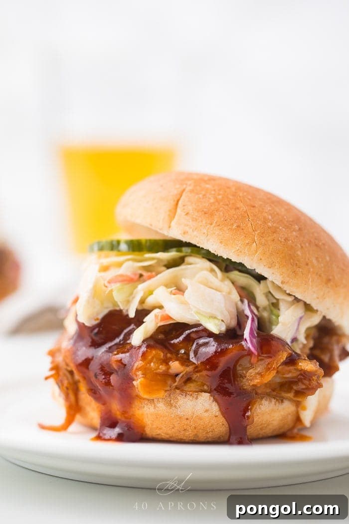 Pulled pork sandwich
