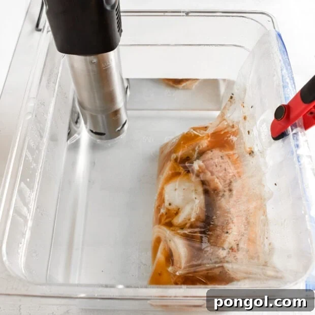 Perfectly Tender Sous Vide Corned Beef 7 Sous Vide Step 2: Cooking Corned Beef in Water Bath