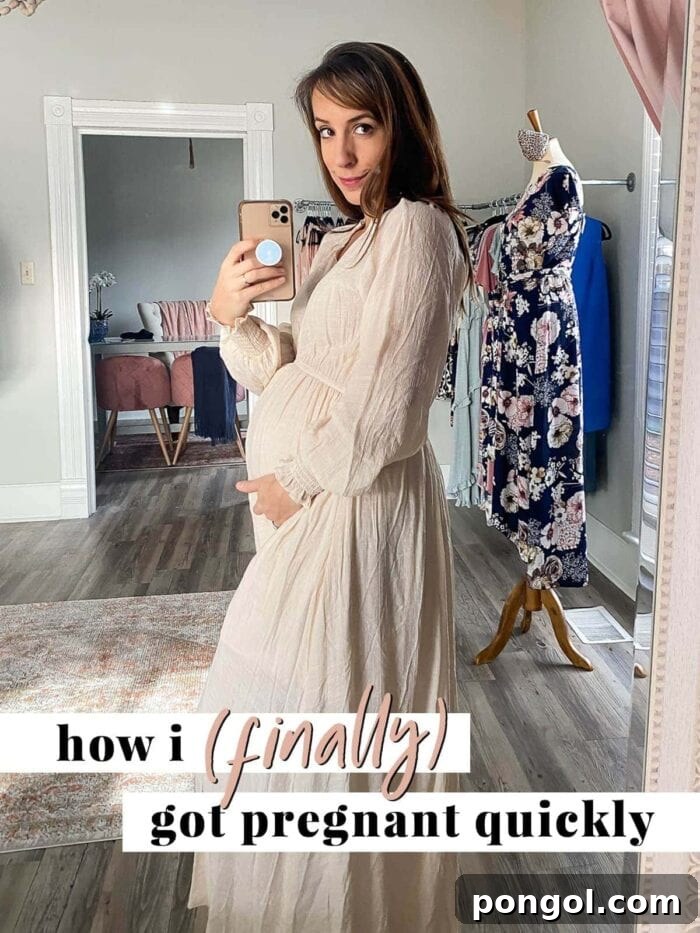 My Quick Pregnancy Breakthrough 2 Graphic for "How I (Finally) Got Pregnant Quickly" post