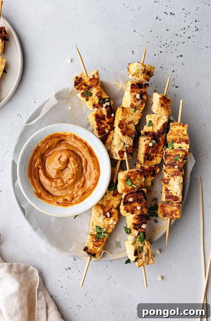 45 Delicious Coconut Milk Recipes 16 Tofu skewers with coconut milk paste