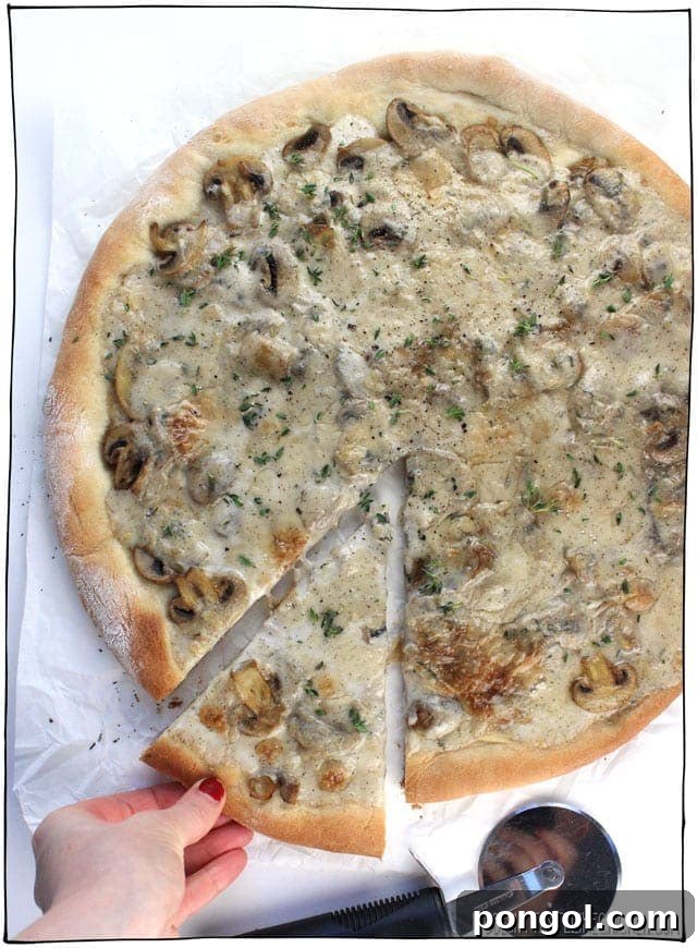 45 Delicious Coconut Milk Recipes 18 Mushroom coconut pizza