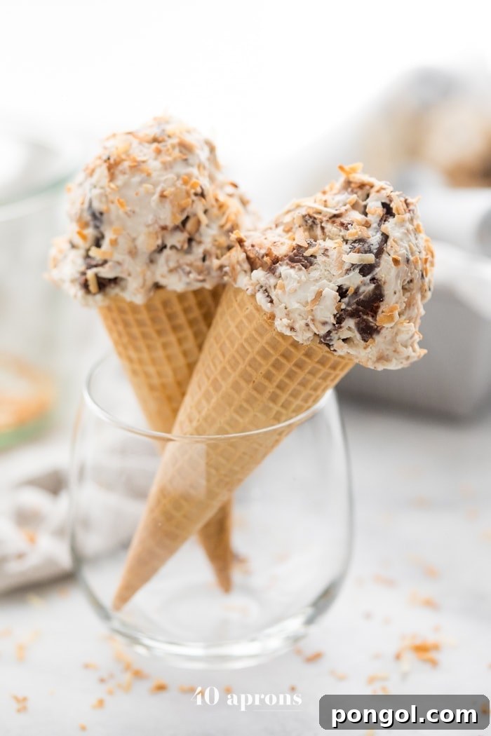 45 Delicious Coconut Milk Recipes 36 Vegan samoas ice cream with coconut milk