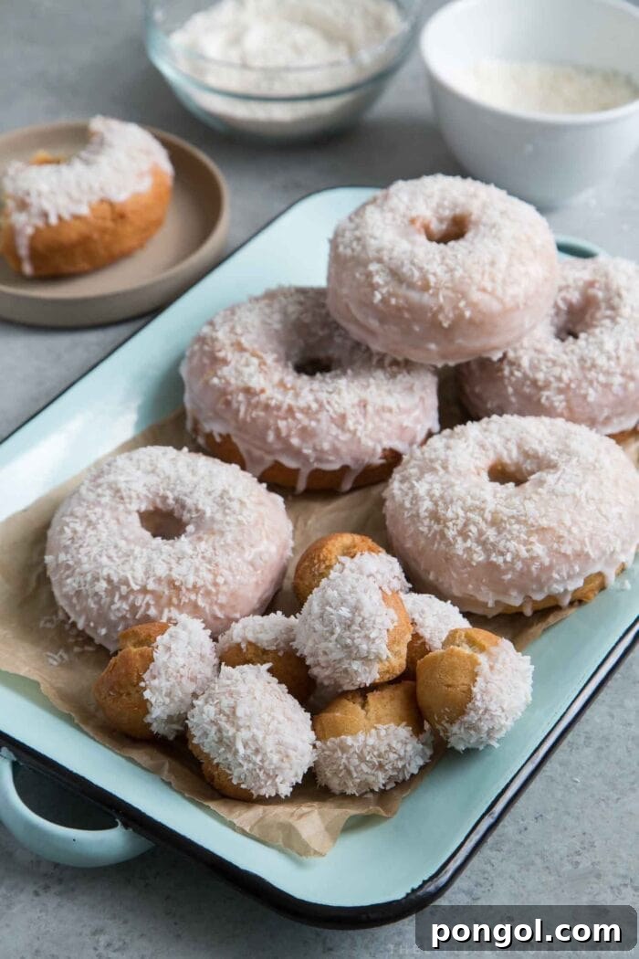 45 Delicious Coconut Milk Recipes 42 Coconut donuts with coconut milk glaze