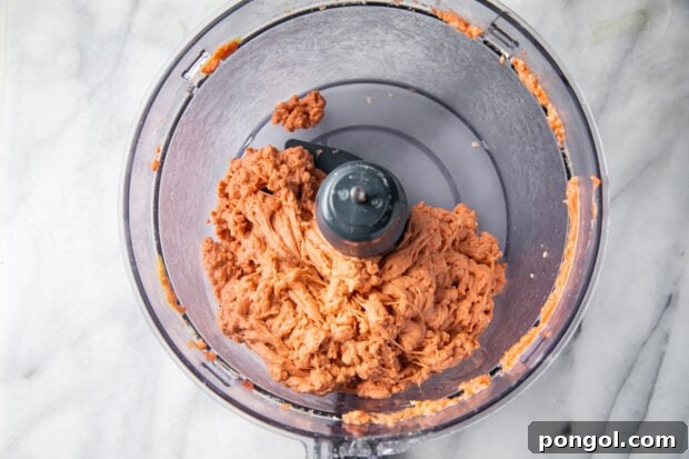 Ingredients for homemade seitan in a food processor