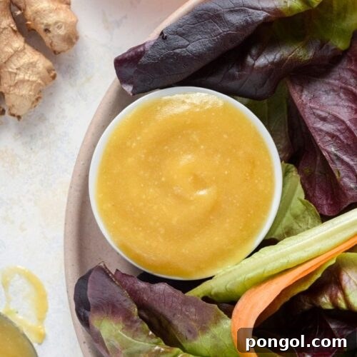 Miso Dressing With Salad