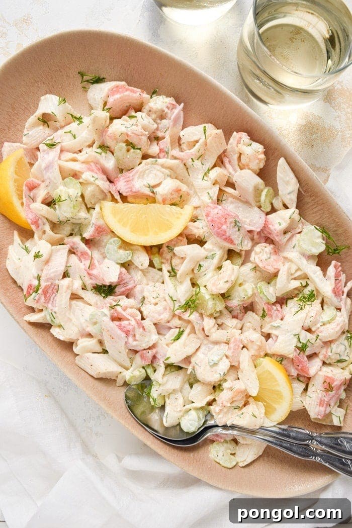 Delicious and Refreshing Seafood Salad
