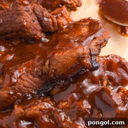 Finished Instant Pot Country Style Ribs