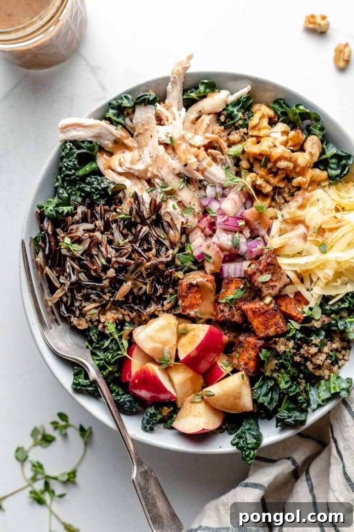 Autumn grain bowl recipe