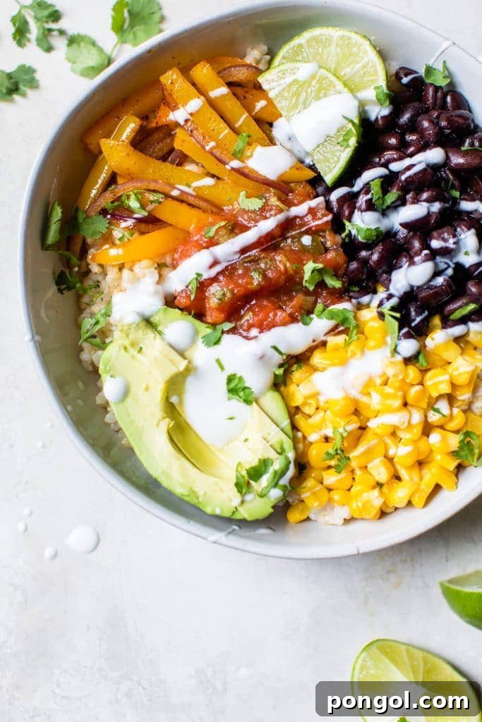 Vegan burrito bowl