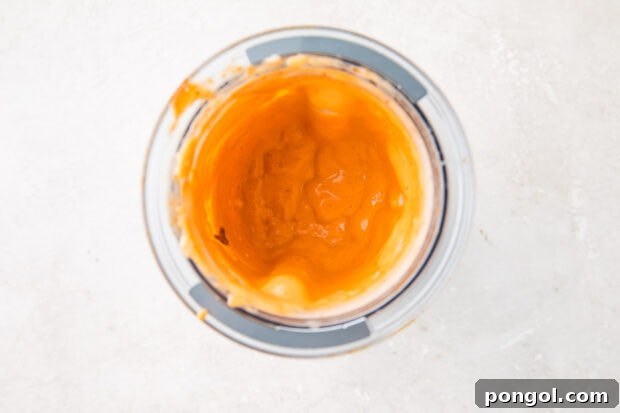 Chipotle sauce in a blender