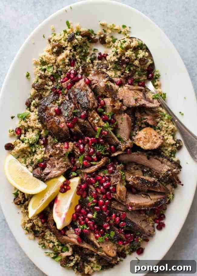 Slow cooked lamb shawarma from RecipeTin Eats, tender and shredded