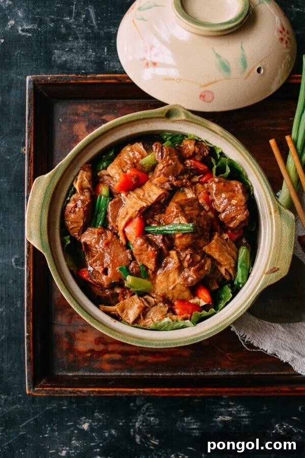 Braised lamb casserole from The Woks of Life, fragrant with Asian spices
